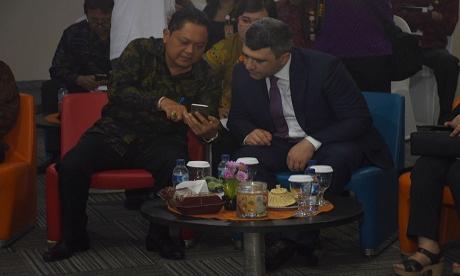 Chairman Azerbaijan Inam Karimov Kunjungi Graha Sewaka Dharma