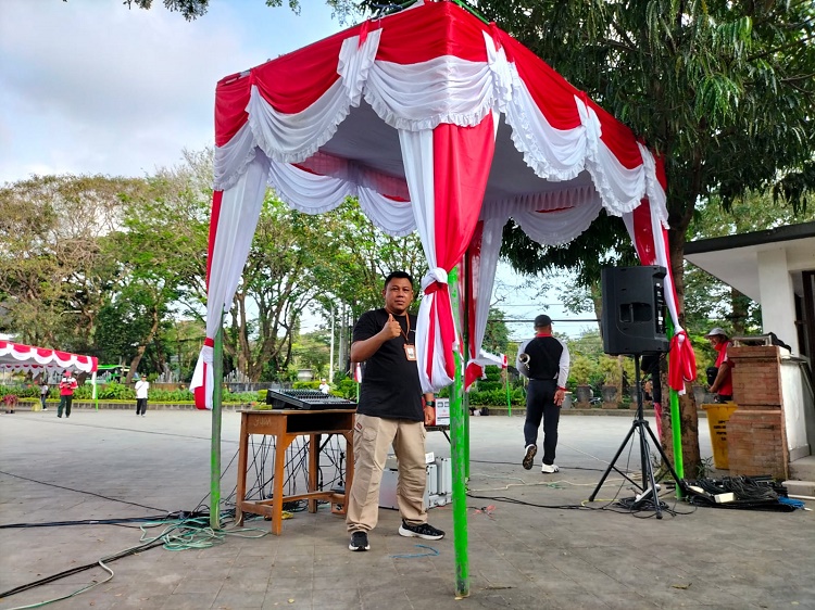 SoundSystem Kominfos Denpasar Support Gladi Upacara Hari Kesaktian Pancasila