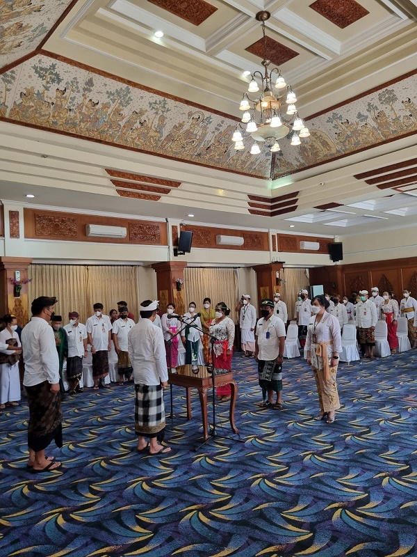 Walikota Jaya Negara Lantik 39 Pejabat Administrator dan Pengawas di Lingkungan Pemkot Denpasar