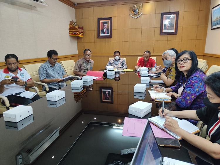 Rapat Evaluasi TPID Dalam Pengendalian Inflansi di Kota Denpsar 