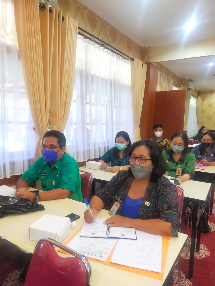 Diskominfos Denpasar Menghadiri Persiapan Evaluasi Reformasi Birokrasi Tahun 2022