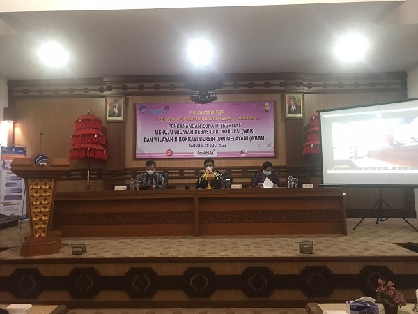 deklarasi pencanangan zona integritas dalam rangka menuju wbk dan wbbm