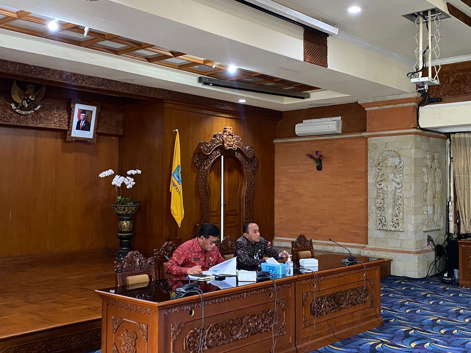 Rapat evaluasi anggaran terkait Inflasi Daerah
