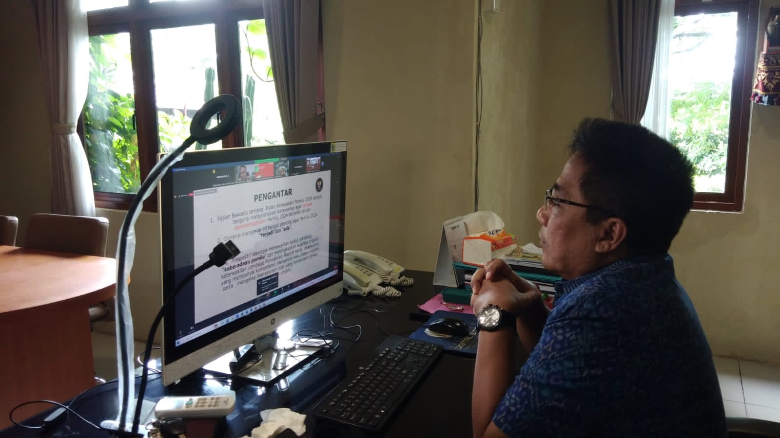 Webinar Sosialisasi Indeks Kerawanan Pemilu