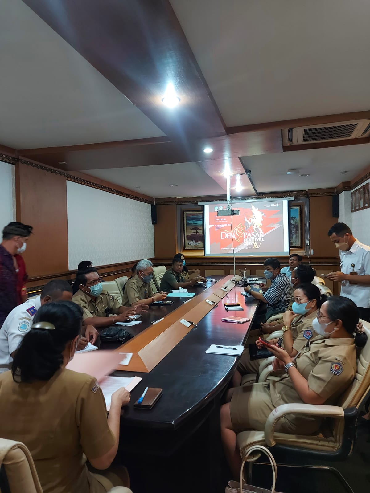 Rapat persiapan Denfest