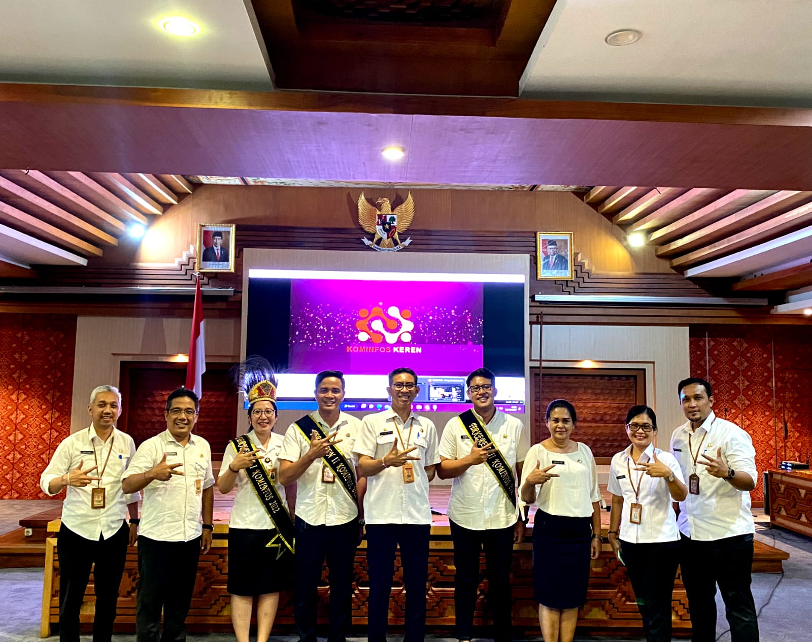 Acara Akhir Tahun Kominfos Denpasar