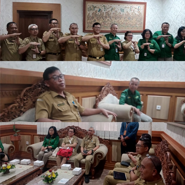 Audiensi Pelaksanaan Registrasi Sosial Ekonomi dan Sensus Pertanian 2023