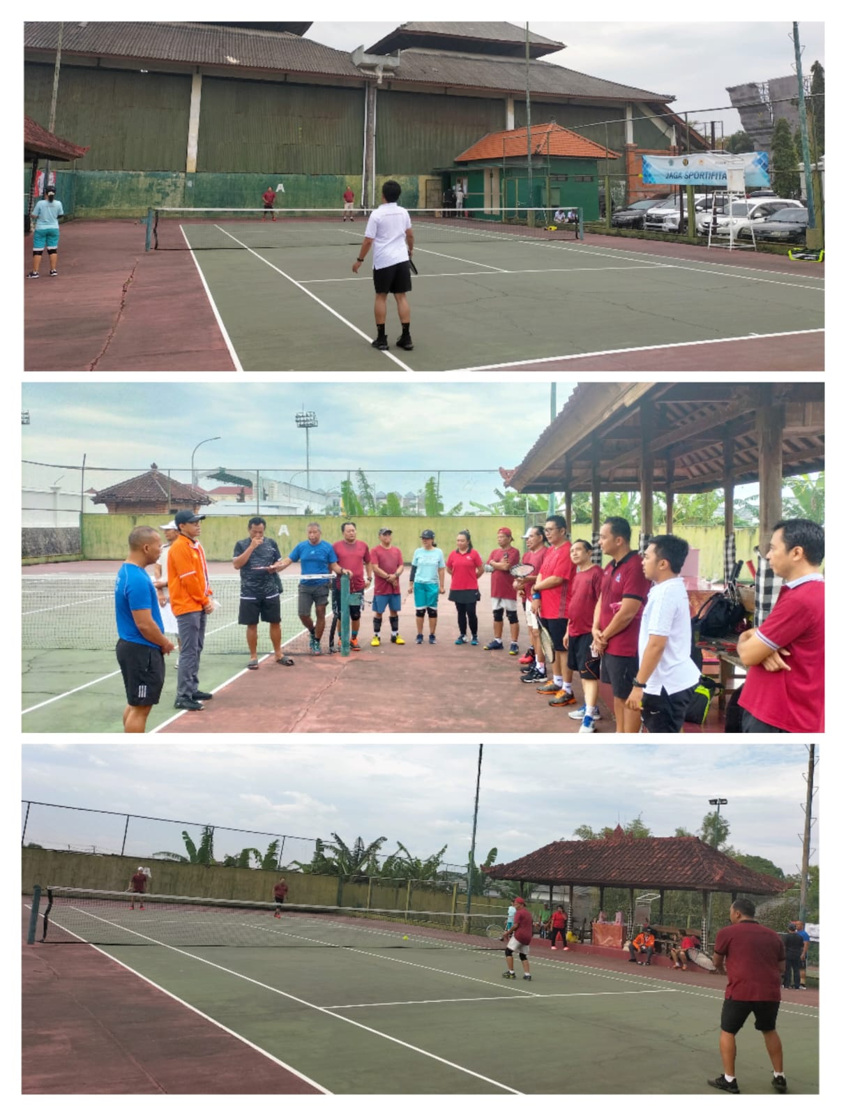 Partisipasi kominfos dalam kejuaraan tenis