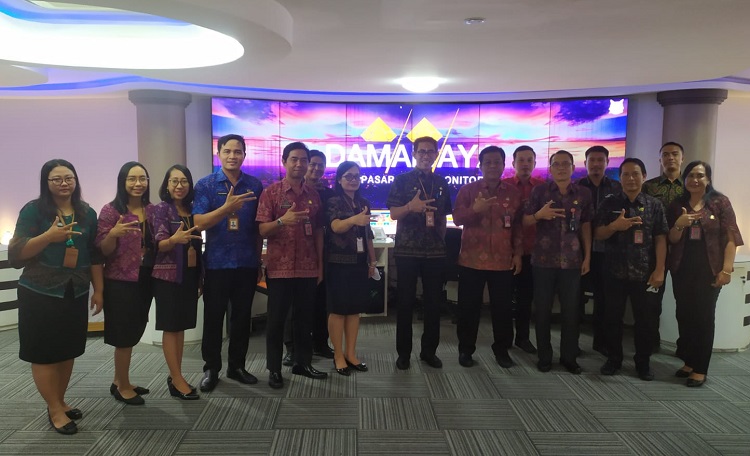 Dinas Kominfos Kota Denpasar menerima koordinasi dengan Dinas Kominfos Kabupaten Badung