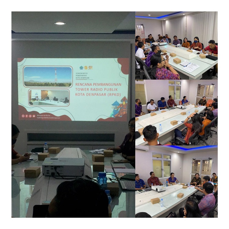 Rapat Rencana Pembangunan Tower Radio Publik Kota Denpasar (RPKD)