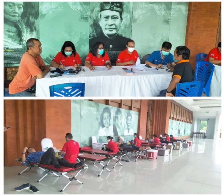 Donor Darah Dalam rangka Hut Kota Denpasar ke 235