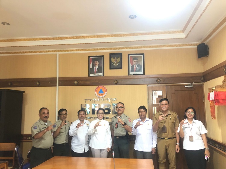 Visitasi Komisi Informasi BPBD Kota Denpasar