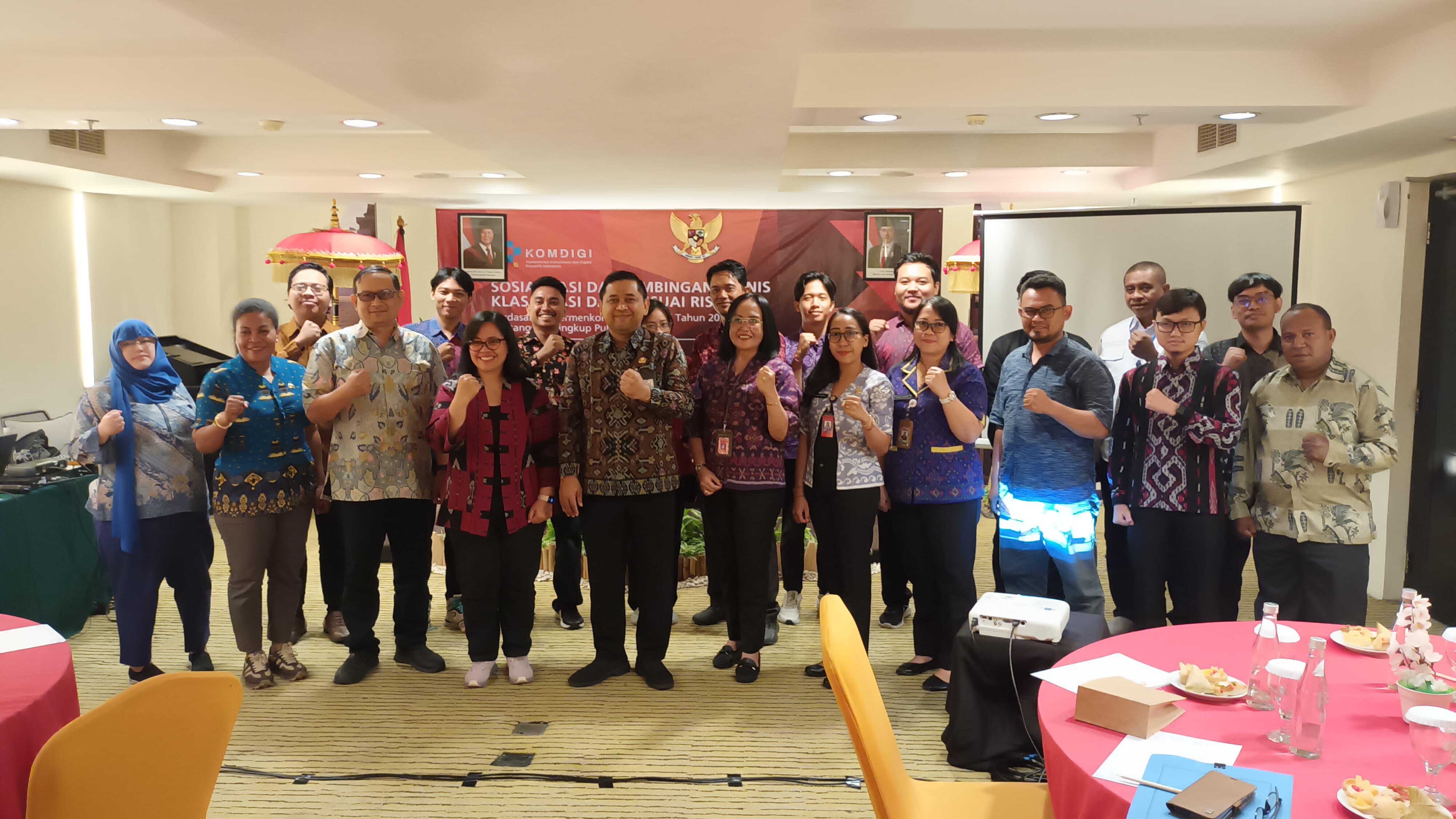 Diskominfos Denpasar Perkuat Tata Kelola Data Lewat Bimtek Klasifikasi Risiko