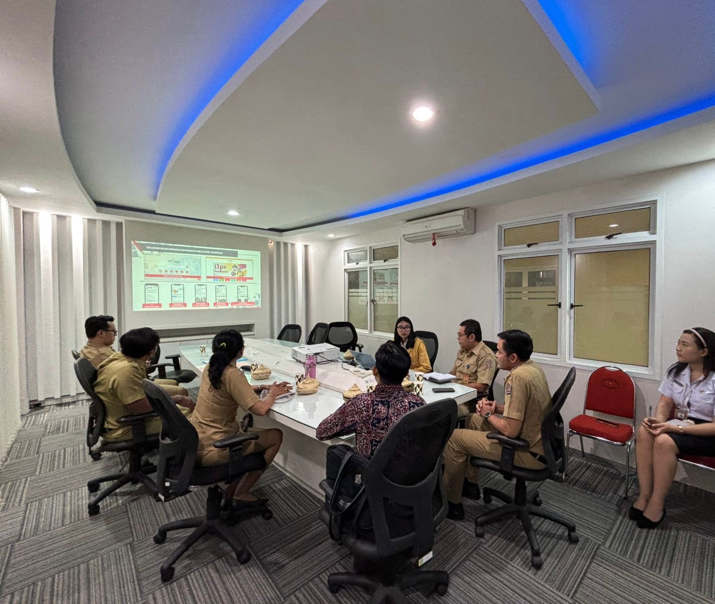 Kunjungan kerja dari Dinas Kominfo Kota Jambi