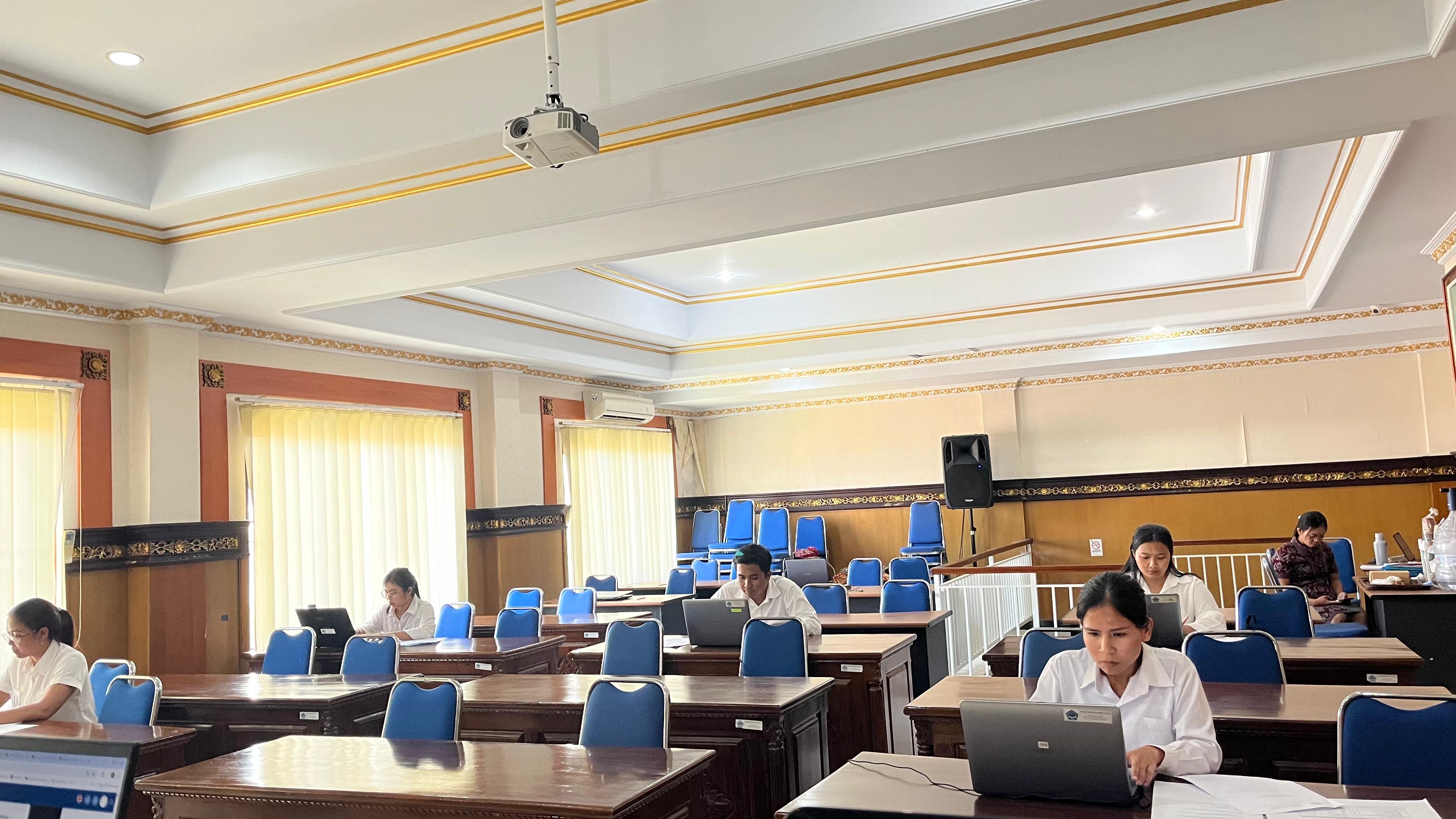Pelaksanaan seleksi penjaringan dan penyaringan perangkat Desa Pemecutan Klod