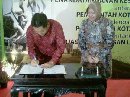 DITANDATANGANI, KESEPAKATAN BERSAMA PEMKOT DENPASAR-SURABAYA
