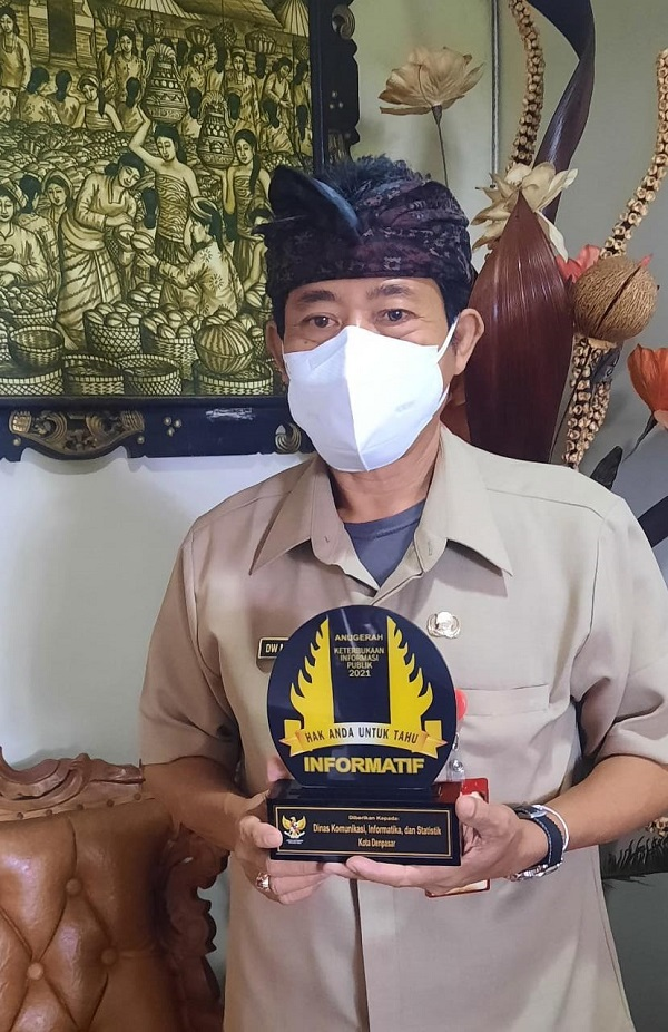 Kota Denpasar Meraih Klasifikasi Informatif Dalam Monev Keterbukaan Informasi Publik Tahun 2021 