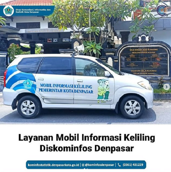 Pelayanan informasi kepada masyarakat dengan menggunakan media mobil keliling