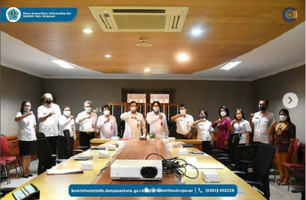 Audensi Tindak Lanjut Dari Monitoring Dan Evaluasi Keterbukaan Informasi Publik Tahun 2021