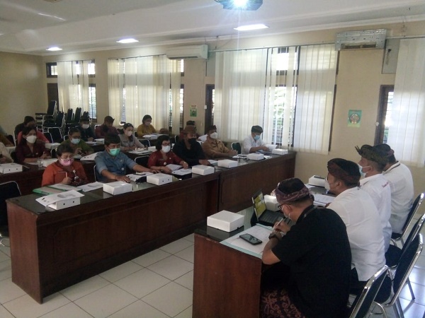 Rapat FKP Desa Dan Kelurahan Kecamatan Denpasar Barat