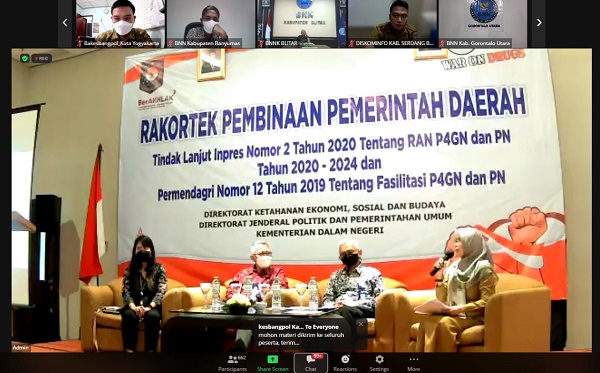 Pelaksanaan P4GN dan PN melalui Kampanye "War on Drugs