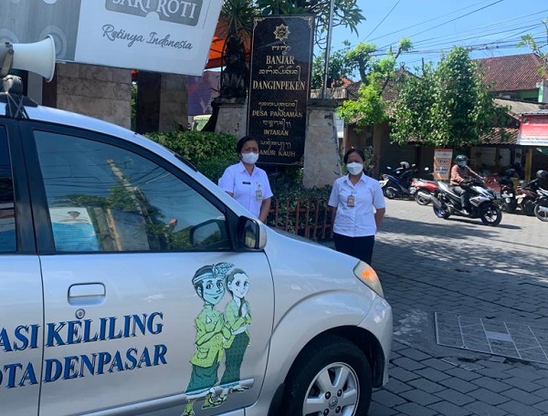 Mobil Keliling Wilayah Sanur Kauh
