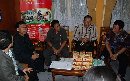 TIM KOMINFO PUSAT EVALUASI UJI COBA SIARAN RADIO PUBLIK LOKAL  KOTA  DENPASAR.