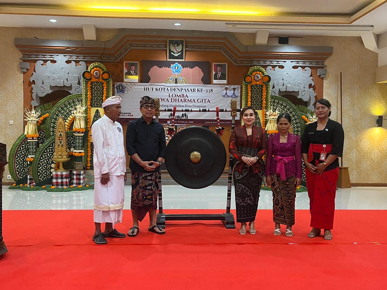 Denpasar Gelar Utsawa Dharma Gita Penyandang Disabilitas dalam Rangka HUT ke-238 Kota Denpasar