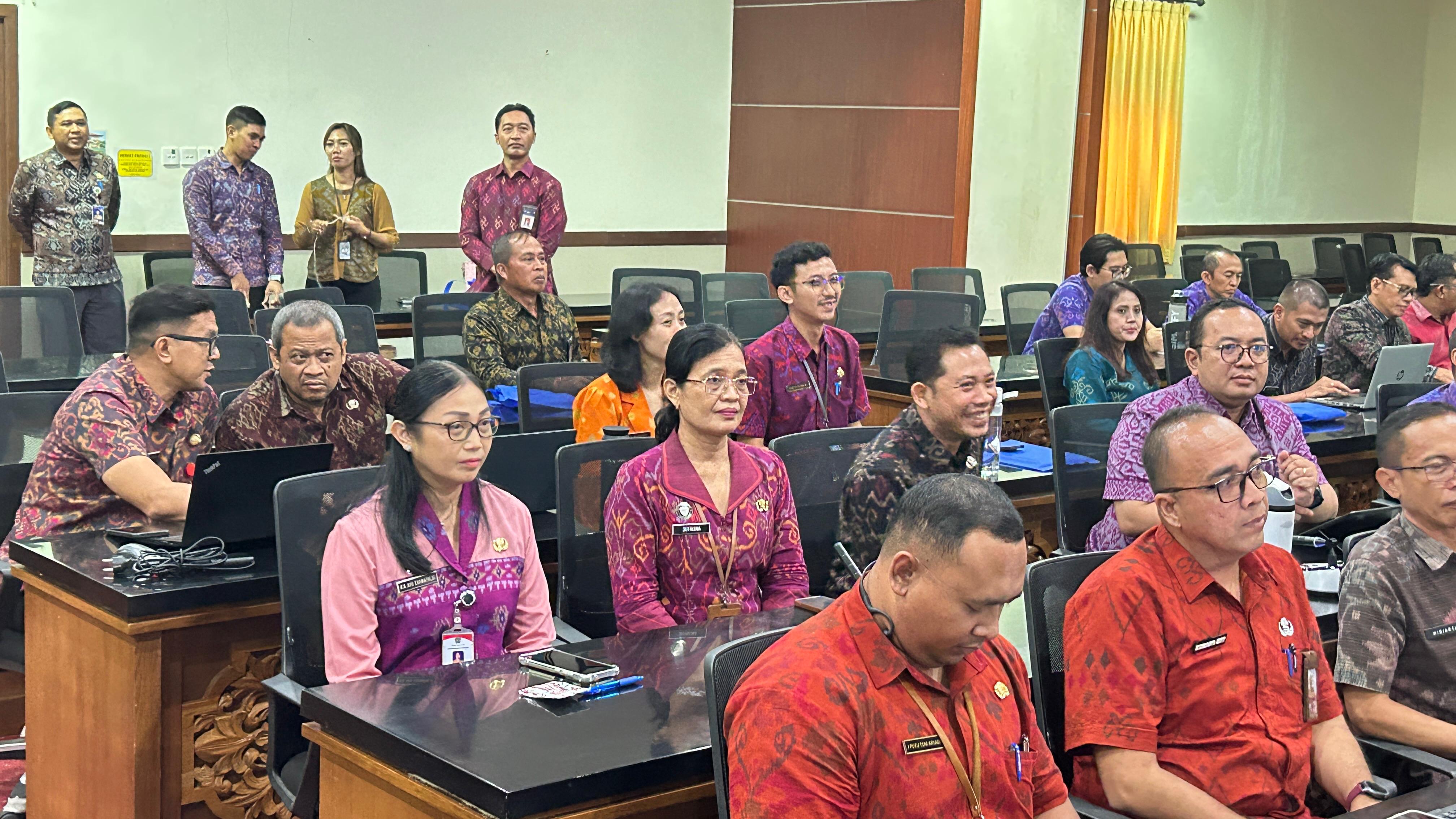 Tingkatkan Keamanan Informasi, Diskominfo se-Bali Ikuti Asistensi Audit SPBE