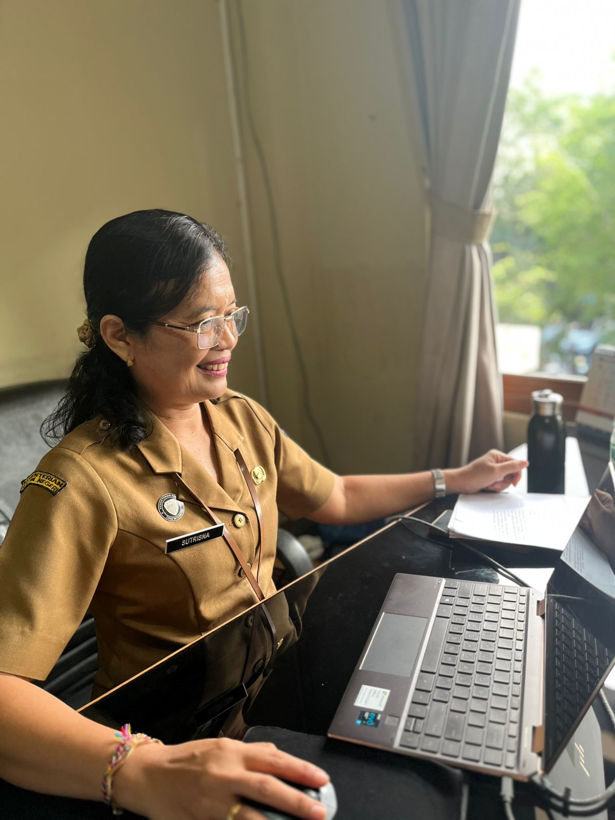 Perkuat Kesiapsiagaan Siber, Bidang Persandian Diskominfo Denpasar Hadiri Apel TTIS Secara Daring