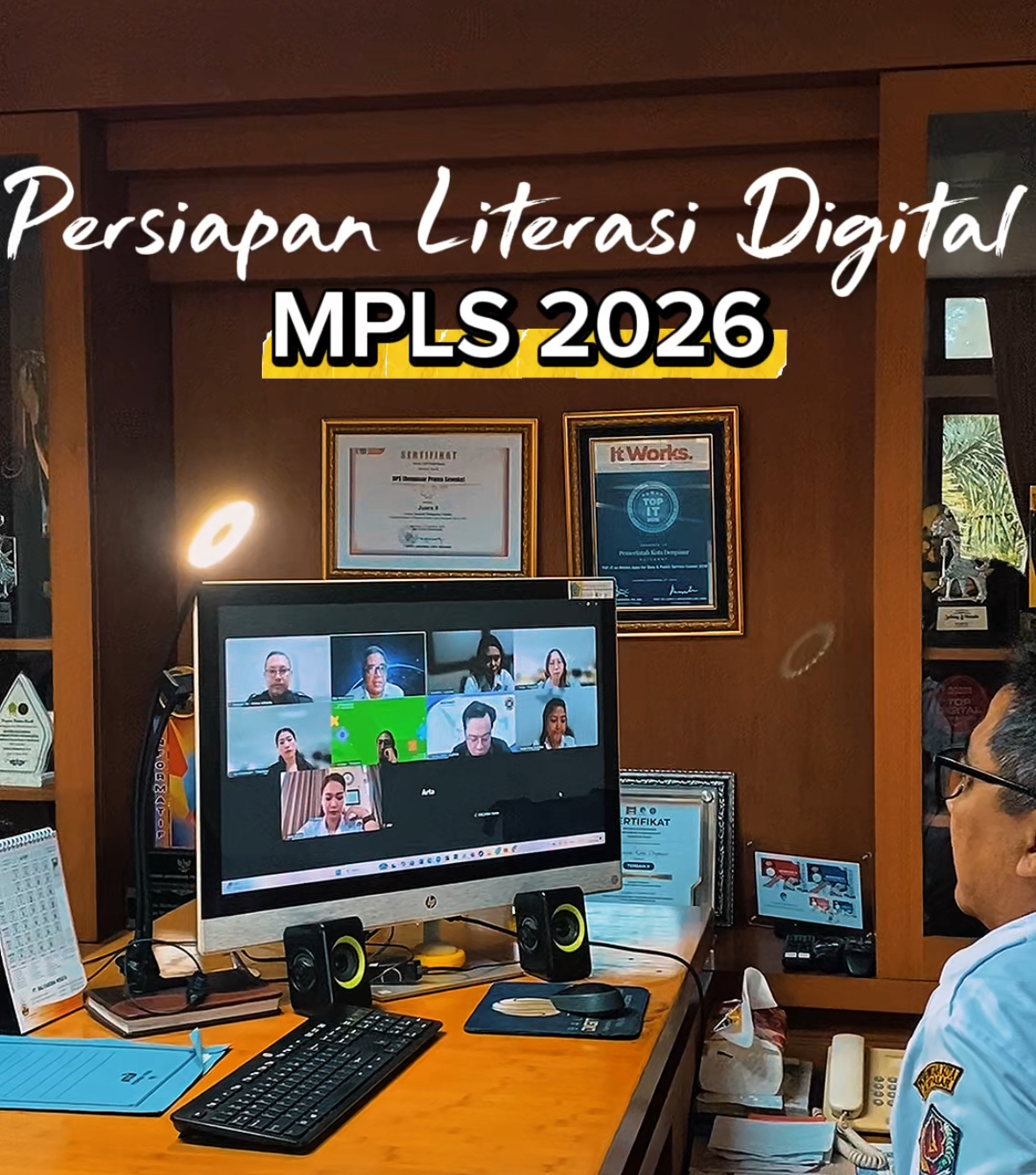 Rapat Koordinasi Persiapan Pelaksanaan Sosialisasi Literasi Digital