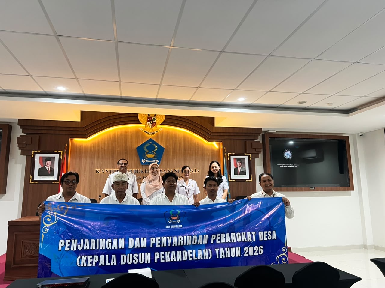 penjaring dan penyaringan perangkat Desa Sanur Kaja