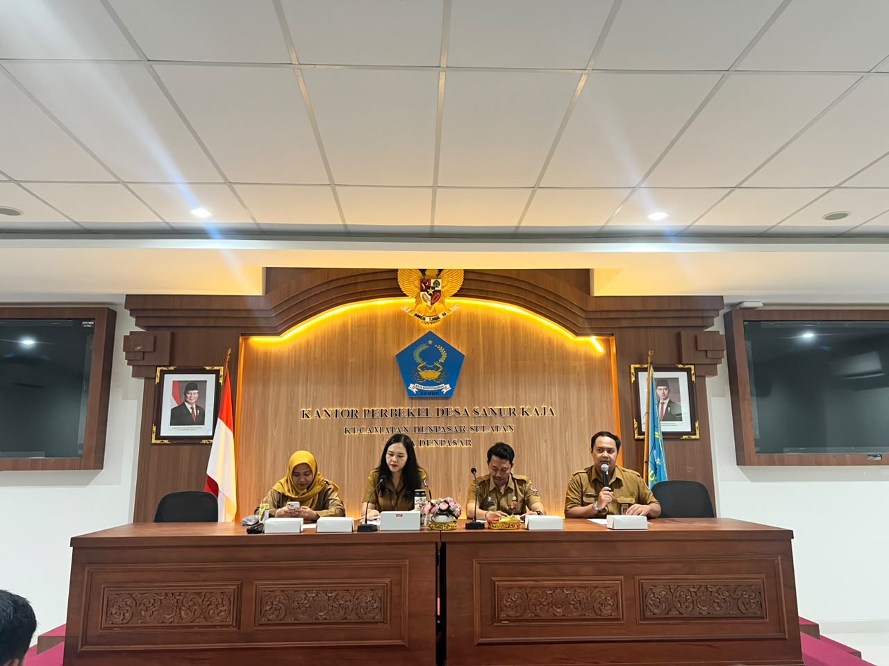 Penjaring dan penyaringan Desa Sanur Kaja