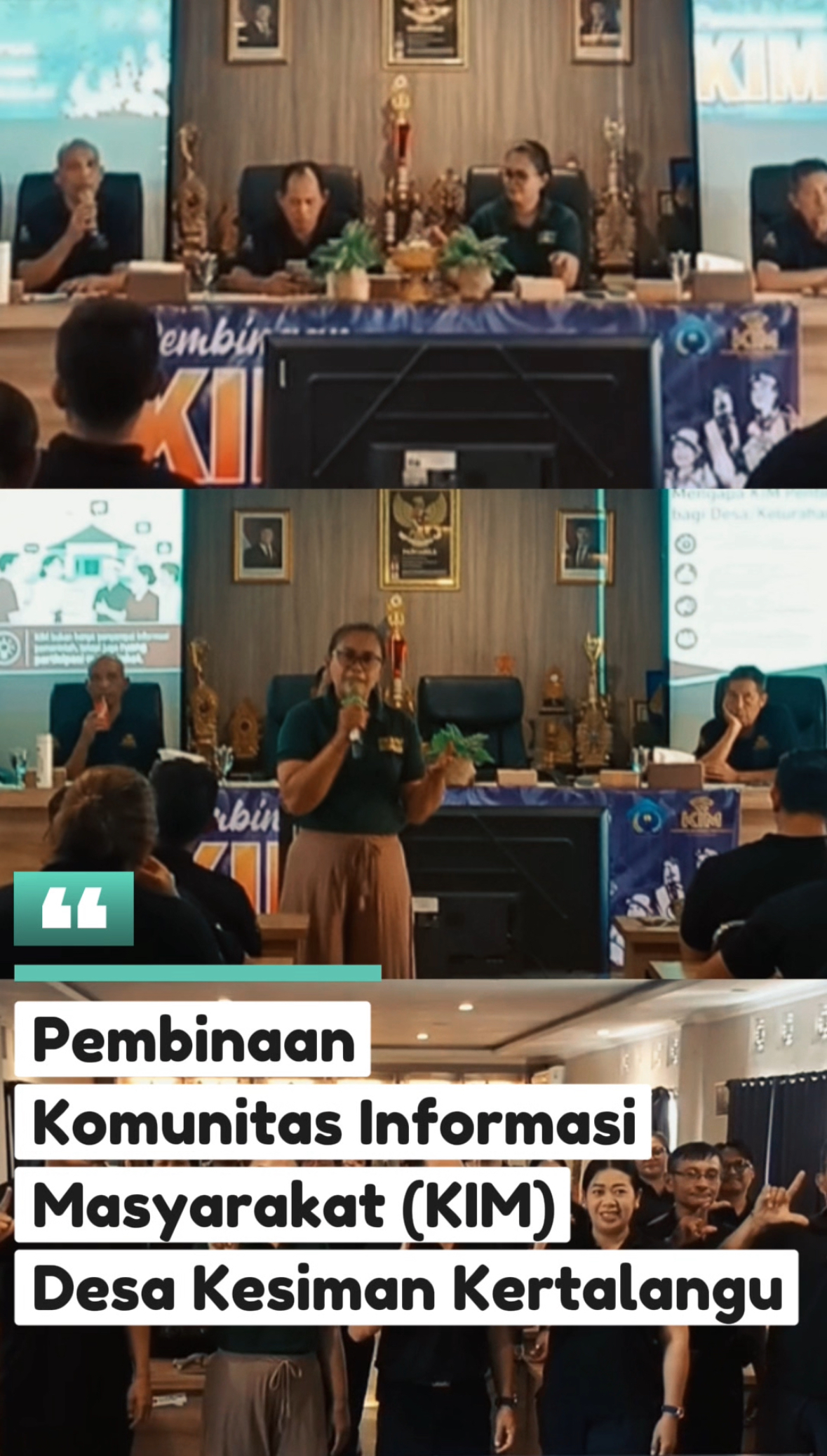 Perkuat Literasi Digital, KIM Desa Kesiman Kertalangu Siap Menjadi Jembatan Informasi bagi Masyarakat