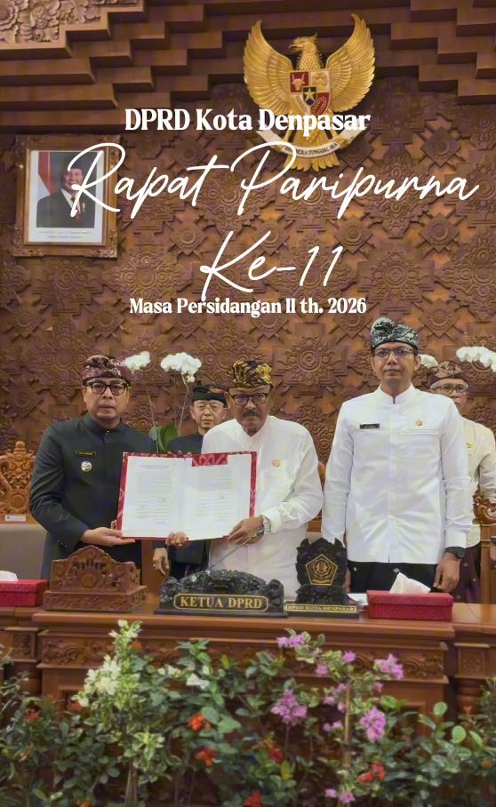 Rapat Paripurna Bahas Perubahan APBD dan Event Strategis Kota Denpasar