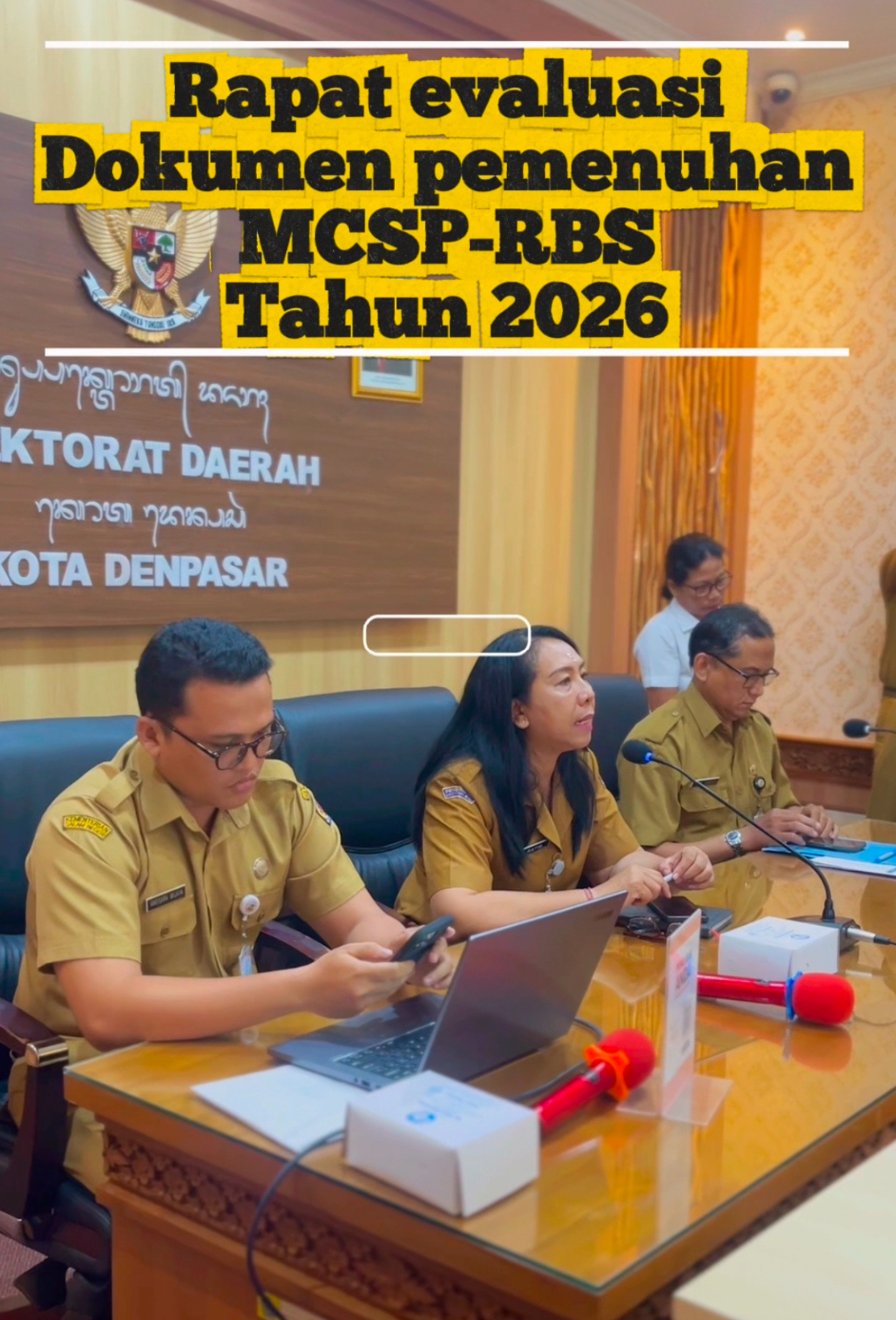 RAPAT EVALUASI DOKUMEN MCSP-RBS TAHUN 2026
