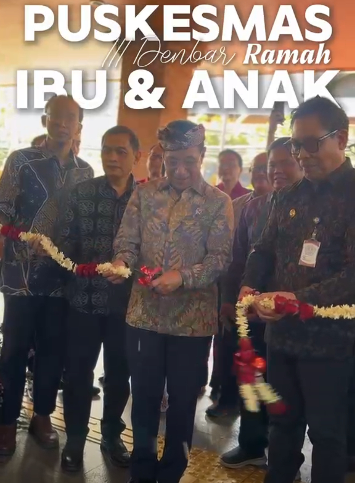 Peresmian UPTD Puskesmas III Dinas Kesehatan Kec. Denpasar Barat
